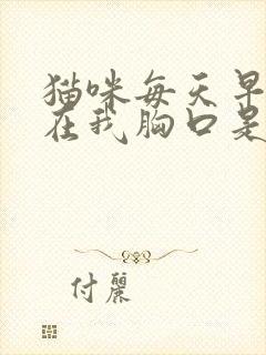 猫咪每天早上趴在我胸口是为什么