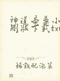 神道帝尊小说未删版下载txt封面