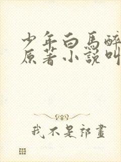 少年白马醉春风原著小说叫什么