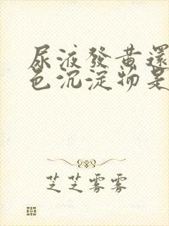 尿液发黄还有白色沉淀物是什么原因