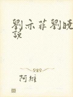 刘亦菲刘晓莉小说