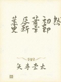 叶辰萧初然最快更新章节封面