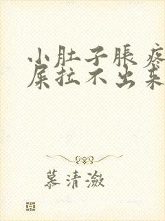 小肚子胀疼想拉屎拉不出来怎么回事