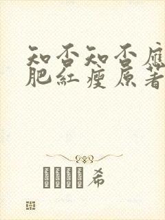 知否知否应是绿肥红瘦原著小说txt下载