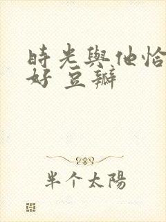 时光与他恰是正好 豆瓣封面