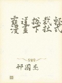 霸道总裁轻点爱漫画下拉式