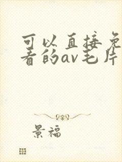可以直接免费观看的av毛片