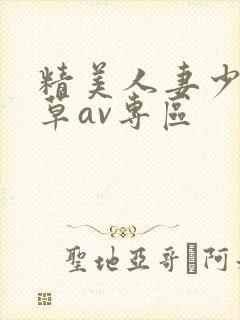精美人妻少妇嫩草av专区封面