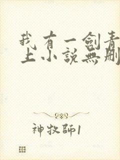 我有一剑青鸾峰上小说无删减版