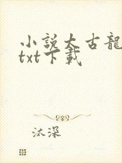 小说太古龙象诀txt下载