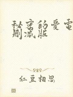 秘密的爱电影未删减版