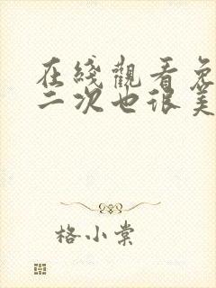 在线观看免费第二次也很美