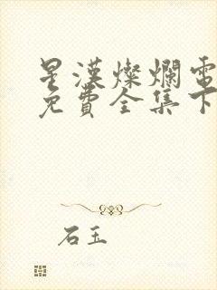 星汉灿烂电视剧免费全集下载