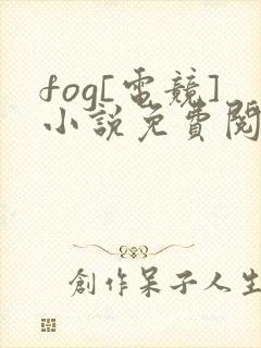 fog[电竞]小说免费阅读的