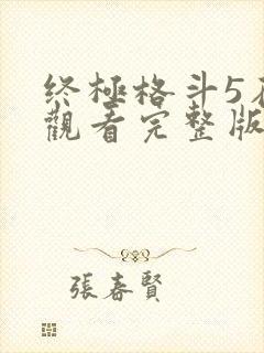 终极格斗5在线观看完整版高清