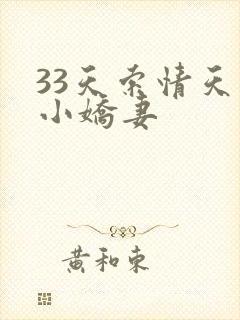 33天索情天价小娇妻