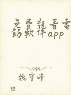 免费观看电视剧的软件app