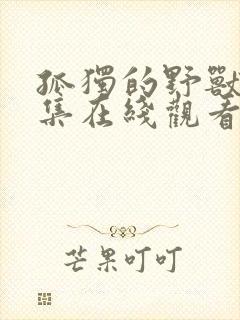 孤独的野兽36集在线观看免费完整版封面