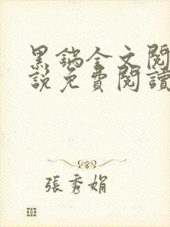 黑锅全文阅读小说免费阅读无错