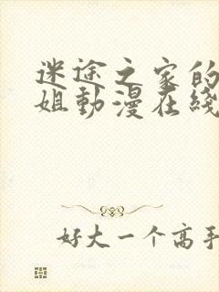 迷途之家的大姐姐动漫在线播放
