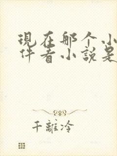 现在那个小说软件看小说是免费的