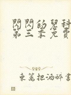 闪闪的儿科医生第三季免费观看