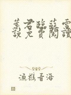 叶君临苏雪儿小说免费阅读