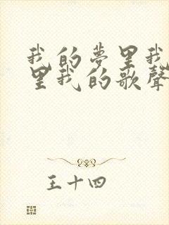 我的梦里我的心里我的歌声里是什么歌