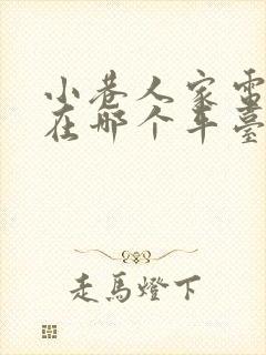 小巷人家电视剧在哪个平台看