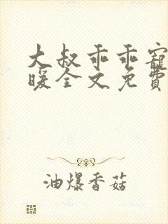 大叔乖乖宠我苏暖全文免费阅读封面