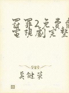 罚罪2免费观看电视剧完整版高清