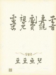 电视剧妻子的秘密免费观看全集