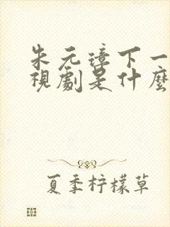 朱元璋下一部电视剧是什么