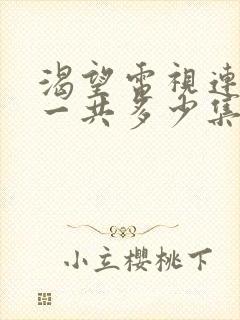 渴望电视连续剧一共多少集