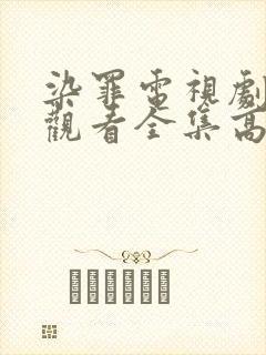 染罪电视剧免费观看全集高清