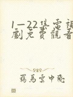 1—22集电视剧免费观看封面