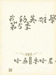 我的英雄学院 第5季封面