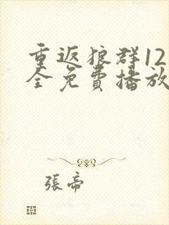 重返狼群12集全免费播放封面