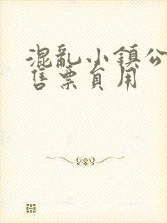 混乱小镇公交车售票员用