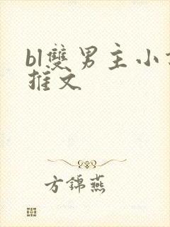 bl双男主小说推文