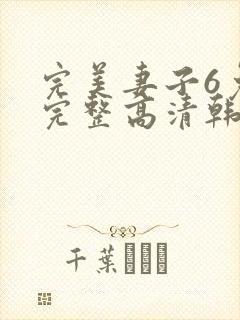 完美妻子6免费完整高清韩剧