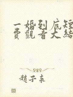 一婚到底短剧免费观看大结局