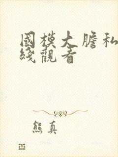 国模大胆私拍在线观看