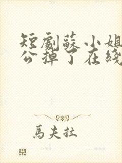 短剧苏小姐你老公掉了在线观看