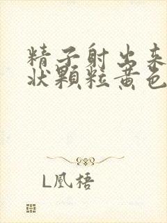 精子射出来果冻状颗粒黄色的