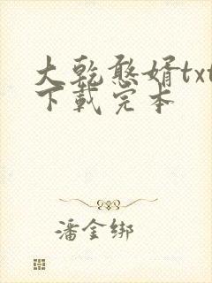 大乾憨婿txt下载完本