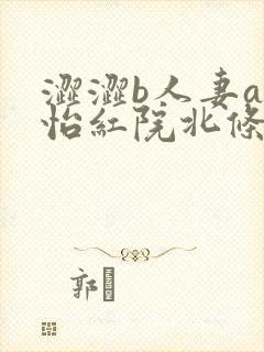 涩涩b人妻av怡红院北条麻妃