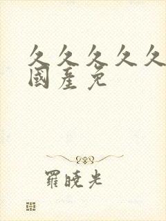 久久久久久精品国产免