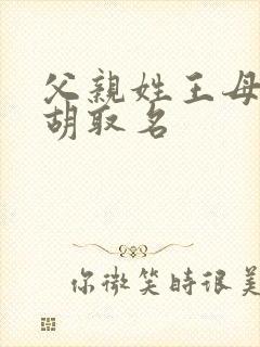 父亲姓王母亲姓胡取名