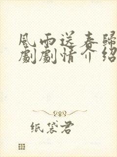 风雨送春归电视剧剧情介绍